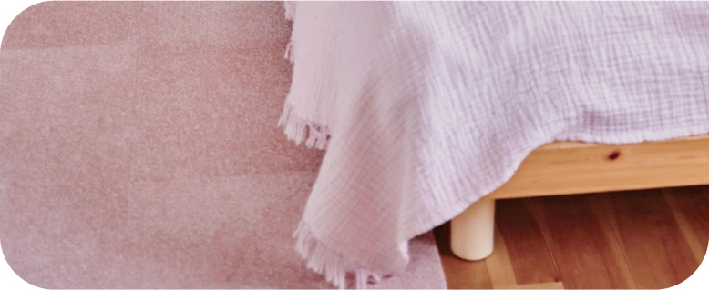 Bedroom with Tile Carpet